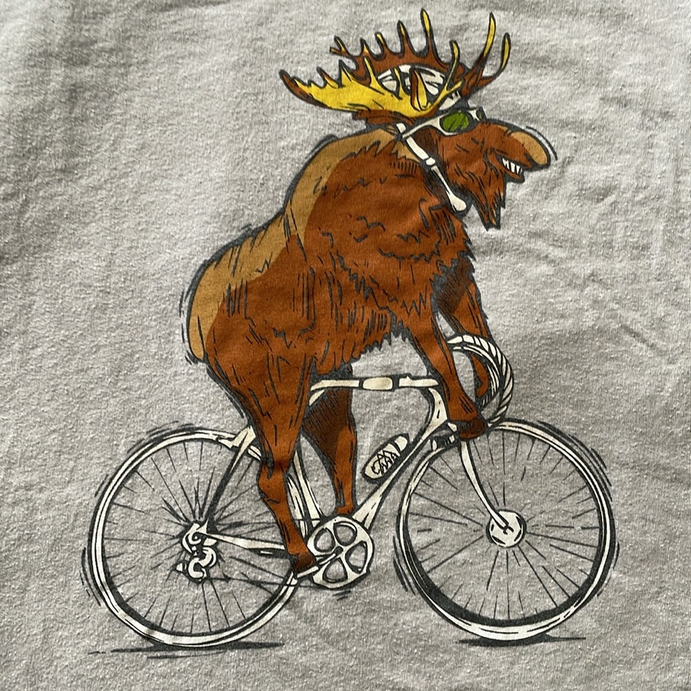 Wild tribute 4 the parks - Moose riding bike - Denali National Park